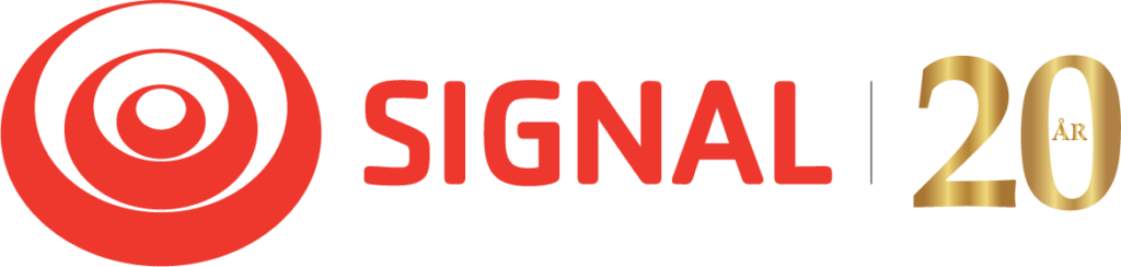 Signal 20 år logo