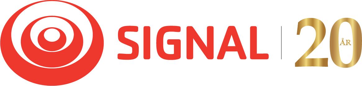 Signal 20 år logo