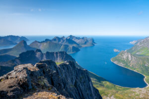 Utsikt fra Keipen og Grytetippen på Senja