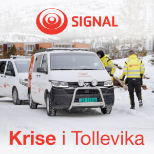 To Signal ansatte ved firmabil