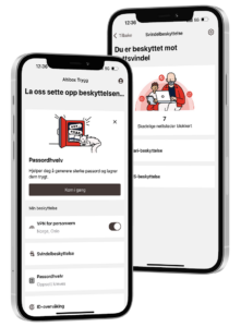 Altibox Trygg - skjermbilder av appen